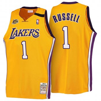 Los Angeles Lakers #1 D'Angelo Russell Hardwood Classics Jersey