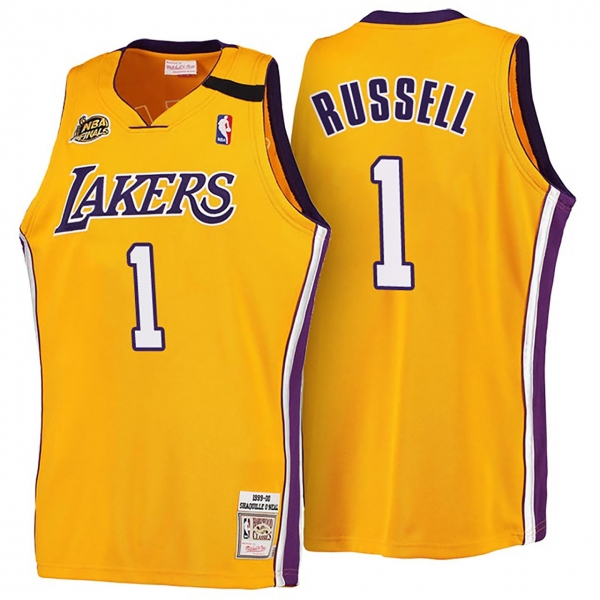 Los Angeles Lakers #1 D'Angelo Russell Hardwood Classics Jersey