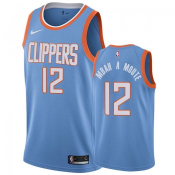 Los Angeles Clippers #12 Luc Mbah a Moute City Jersey