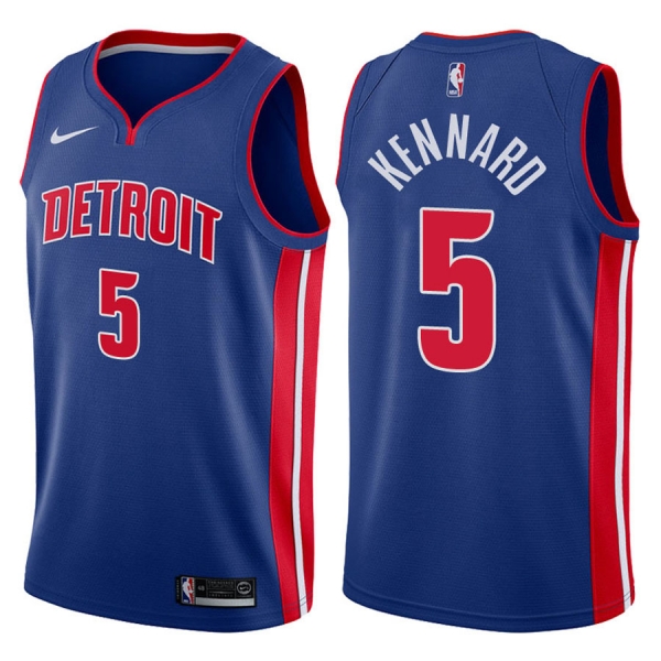 Detroit Pistons #5 Luke Kennard Icon Jersey