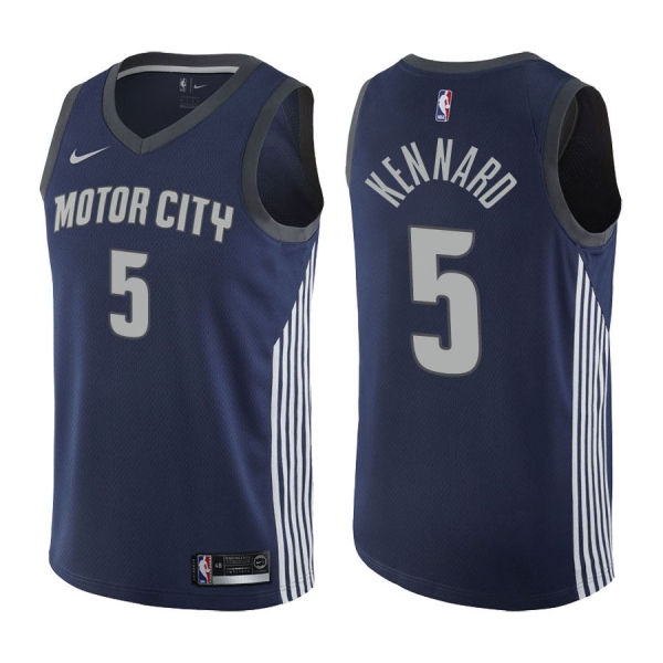 Detroit Pistons #5 Luke Kennard City Jersey