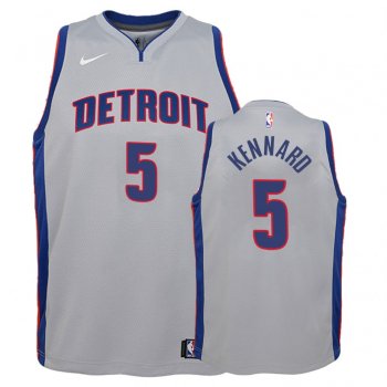 Youth Detroit Pistons #5 Luke Kennard Statement Jersey