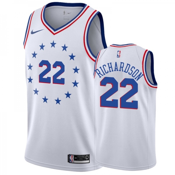 Philadelphia 76ers #22 Malachi Richardson Earned Jersey