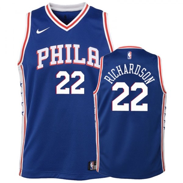 Youth Philadelphia 76ers #22 Malachi Richardson Icon Jersey