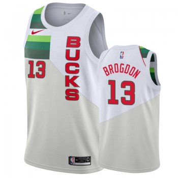 Milwaukee Bucks #13 Malcolm Brogdon Earned Jersey