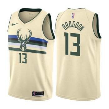 Milwaukee Bucks #13 Malcolm Brogdon City Jersey