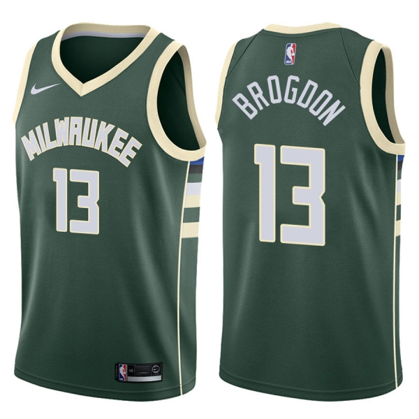 Milwaukee Bucks #13 Malcolm Brogdon Icon Jersey