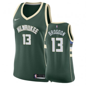 Women's Milwaukee Bucks #13 Malcolm Brogdon Icon Jersey