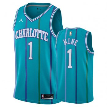 Charlotte Hornets Malik Monk #1 Teal Classic Jersey