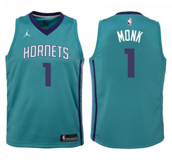 Youth Charlotte Hornets #1 Malik Monk Icon Jersey