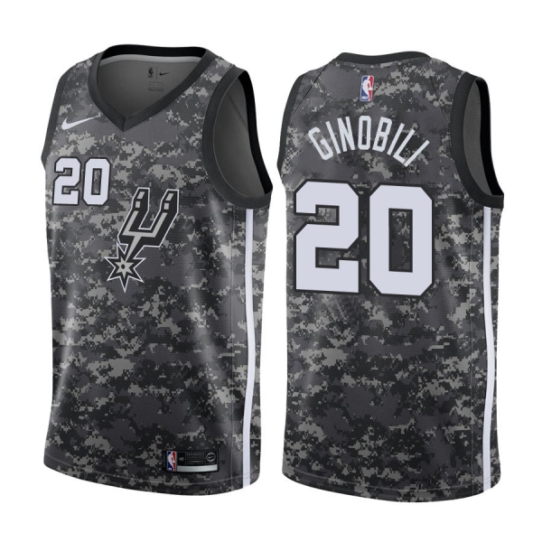 San Antonio Spurs #20 Manu Ginobili City Jersey