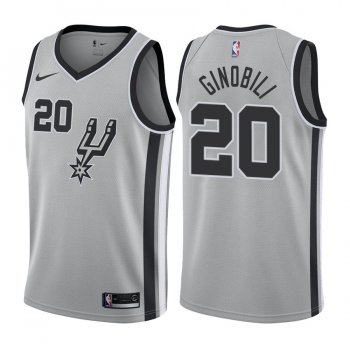 San Antonio Spurs #20 Manu Ginobili Statement Jersey