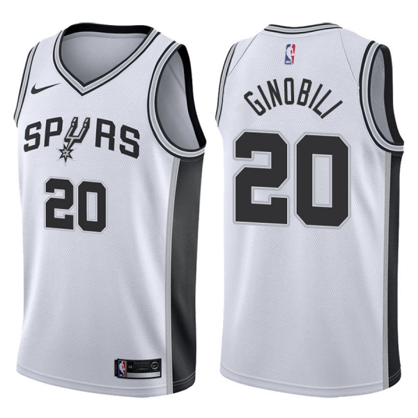 San Antonio Spurs #20 Manu Ginobili Association Jersey