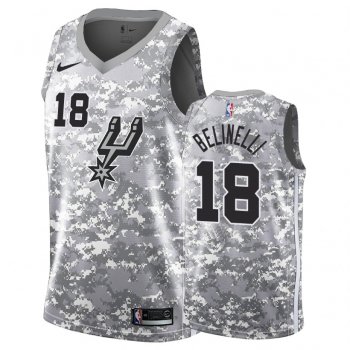 San Antonio Spurs #18 Marco Belinelli Earned Jersey