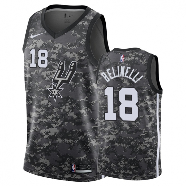 San Antonio Spurs #18 Marco Belinelli City Jersey