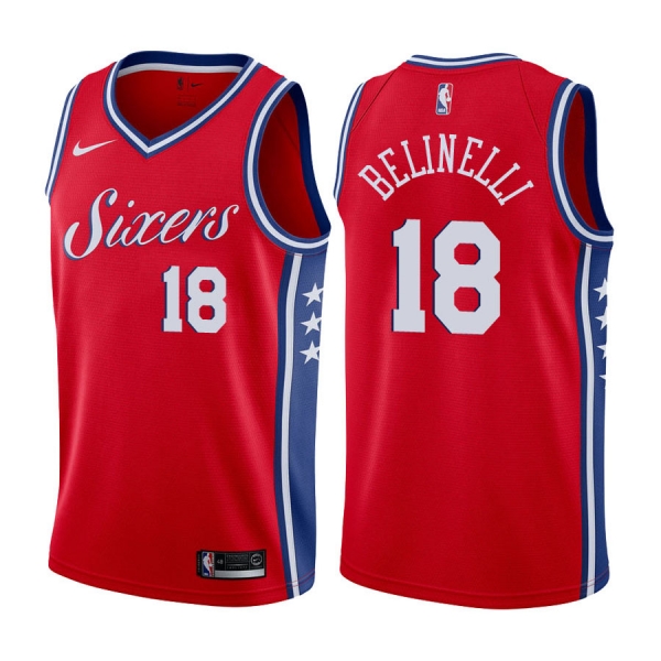 Philadelphia 76ers #18 Marco Belinelli Statement Jersey