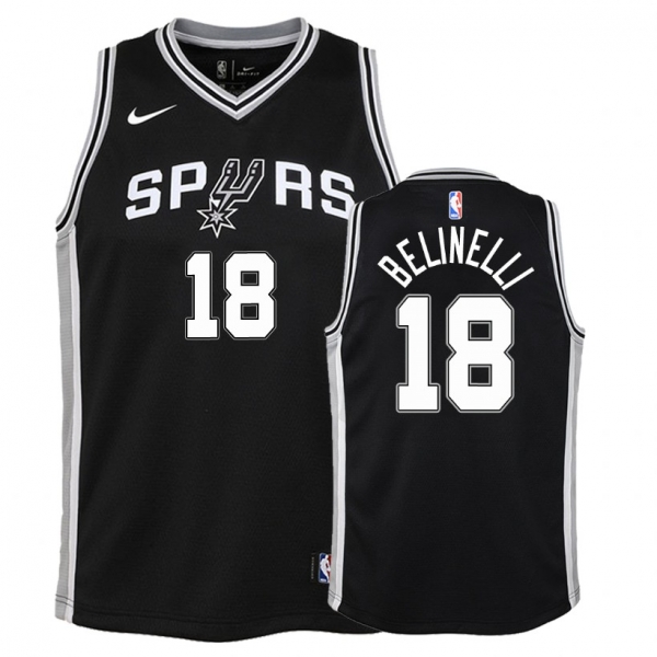 Youth San Antonio Spurs #18 Marco Belinelli Icon Jersey