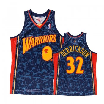 Golden State Warriors #32 Marcus Derrickson BAPE Jersey