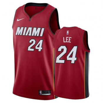 Miami Heat #24 Marcus Lee Statement Jersey