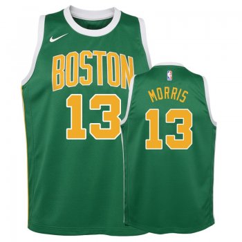 Youth Boston Celtics Marcus Morris #13 Green 2018-19 Earned Jersey