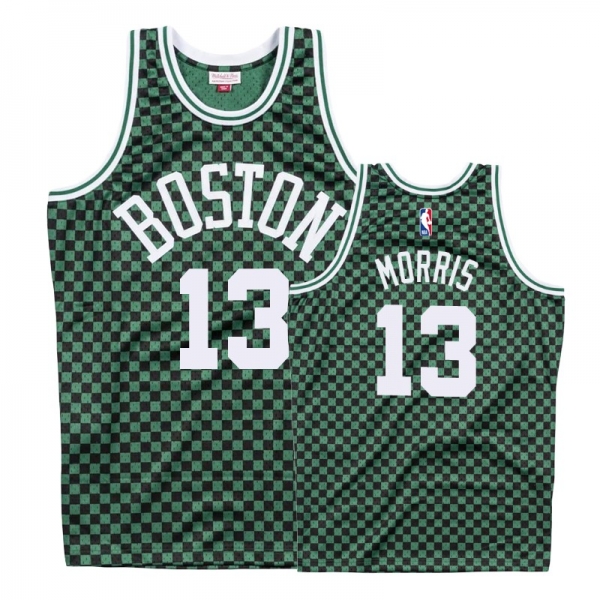 Boston Celtics #13 Marcus Morris Checkerboard Jersey