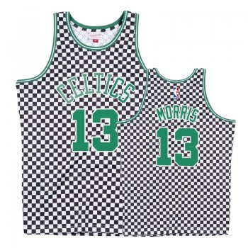 Boston Celtics #13 Marcus Morris Checkerboard Jersey