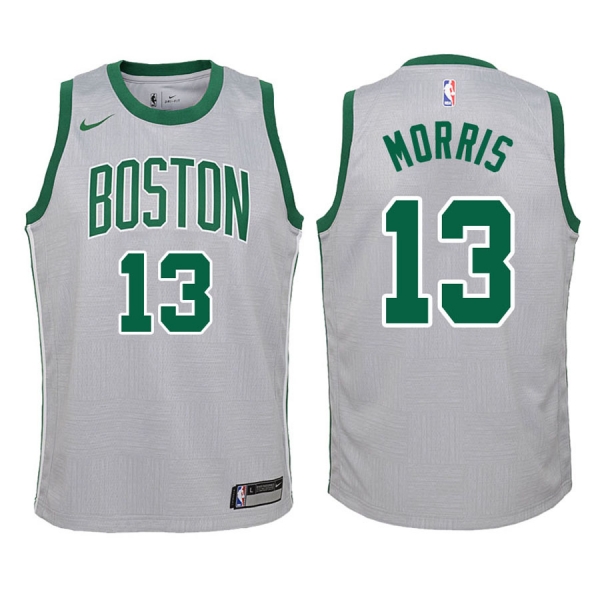 Youth Boston Celtics #13 Marcus Morris City Jersey