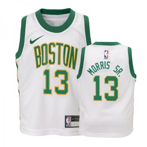 Youth Boston Celtics #13 Marcus Morris City Jersey