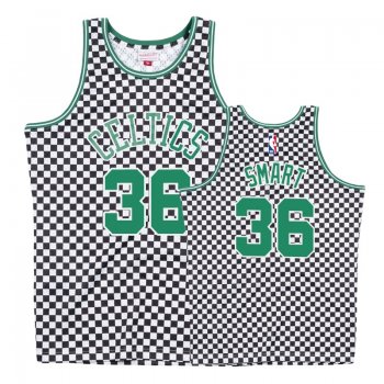 Boston Celtics #36 Marcus Smart Checkerboard Jersey