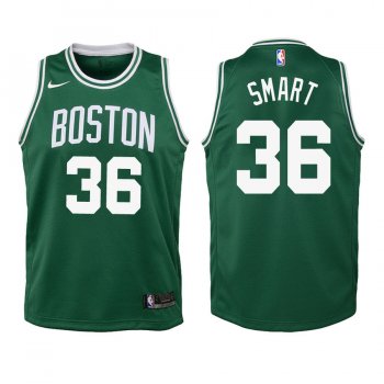 Youth Boston Celtics #36 Marcus Smart Icon Jersey