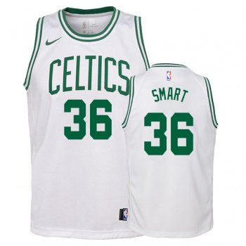 Youth Boston Celtics #36 Marcus Smart Association Jersey