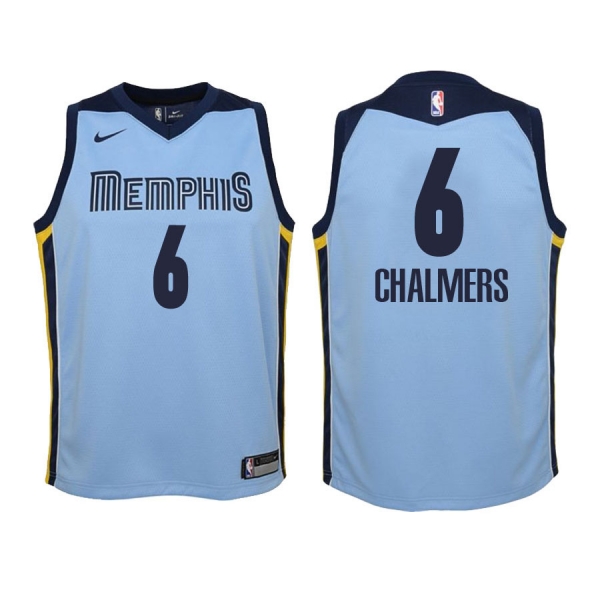 Youth Memphis Grizzlies #6 Mario Chalmers Statement Jersey