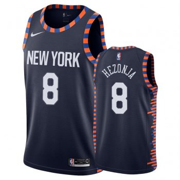 New York Knicks #8 Mario Hezonja City Jersey