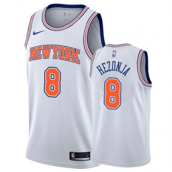 New York Knicks #8 Mario Hezonja Statement Jersey