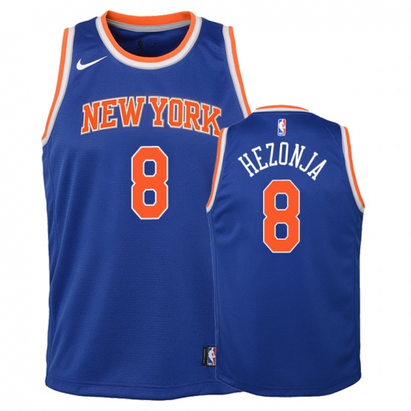 Youth New York Knicks #8 Mario Hezonja Icon Jersey