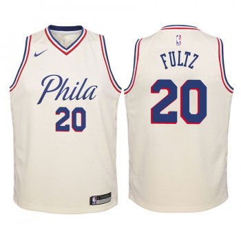 Youth Philadelphia 76ers #20 Markelle Fultz City Jersey