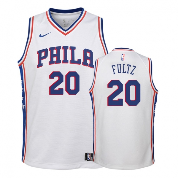 Youth Philadelphia 76ers #20 Markelle Fultz Association Jersey