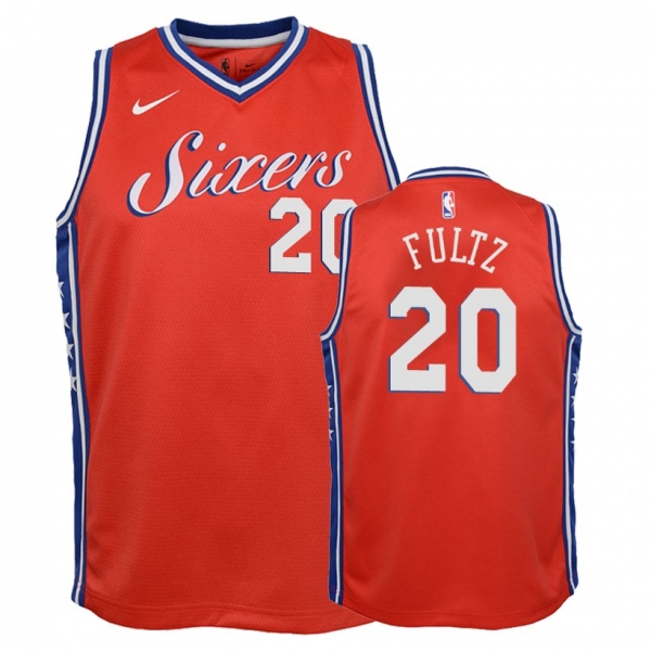 Youth Philadelphia 76ers #20 Markelle Fultz Statement Jersey