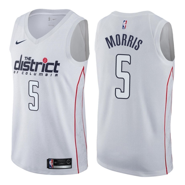 Washington Wizards Markieff Morris #5 White City Edition Jersey