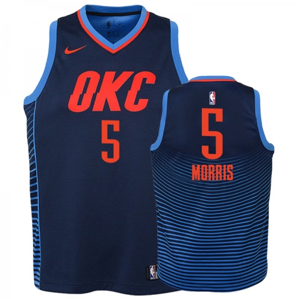 Youth Oklahoma City Thunder #5 Markieff Morris Statement Jersey