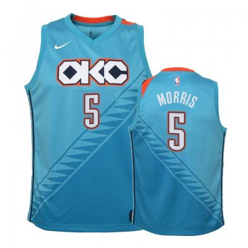 Youth Oklahoma City Thunder #5 Markieff Morris City Jersey