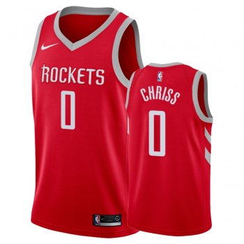 Houston Rockets Marquese Chriss #0 Red Icon Jersey