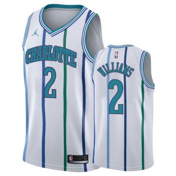 Charlotte Hornets Marvin Williams #2 White 2018-19 Classic Jersey