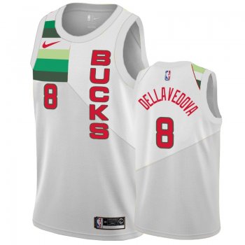 Milwaukee Bucks #8 Matthew Dellavedova Earned Jersey