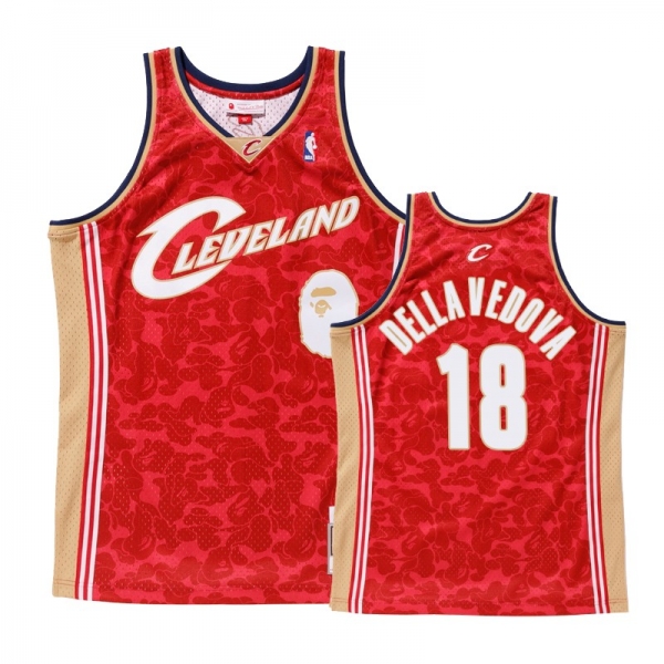 Cleveland Cavaliers #18 Matthew Dellavedova BAPE Jersey