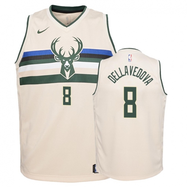 Youth Milwaukee Bucks #8 Matthew Dellavedova City Jersey