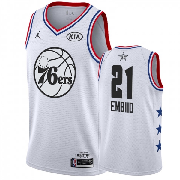 Philadelphia 76ers #21 Joel Embiid All-Star Jersey