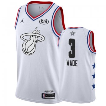 Heat Dwyane Wade 2019 All-Star Game Jersey - White