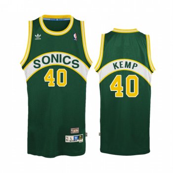 Seattle SuperSonics #40 Shawn Kemp Hardwood Classics Jersey