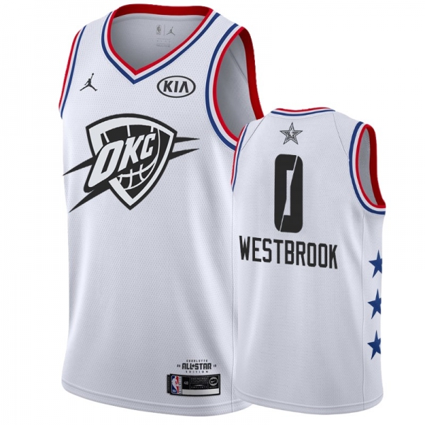 Oklahoma City Thunder #0 Russell Westbrook All-Star Jersey